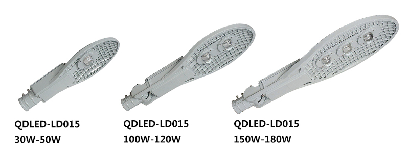 QDLED-LD015压铸铝新网拍集成LED路灯头实物拍照图片