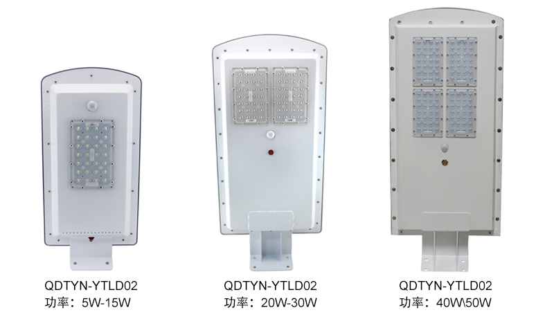 (QDTYN-YTLD03)新款农村LED一体化太阳能路灯规格图片