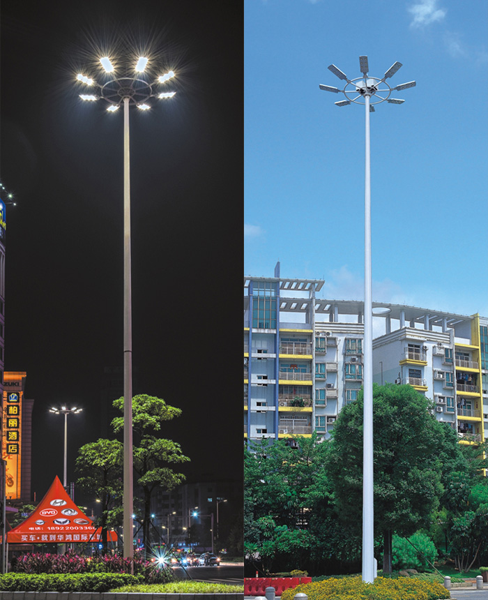 (QDGGD-011)20米-30米高速服务区25米广场LED高杆灯图片