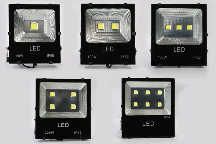 (QDLED-F021)球场照明大功率LED泛光灯系列功率展示