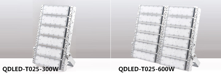(QDLED-T025)新款压铸铝模组式LED投光灯300W-600W